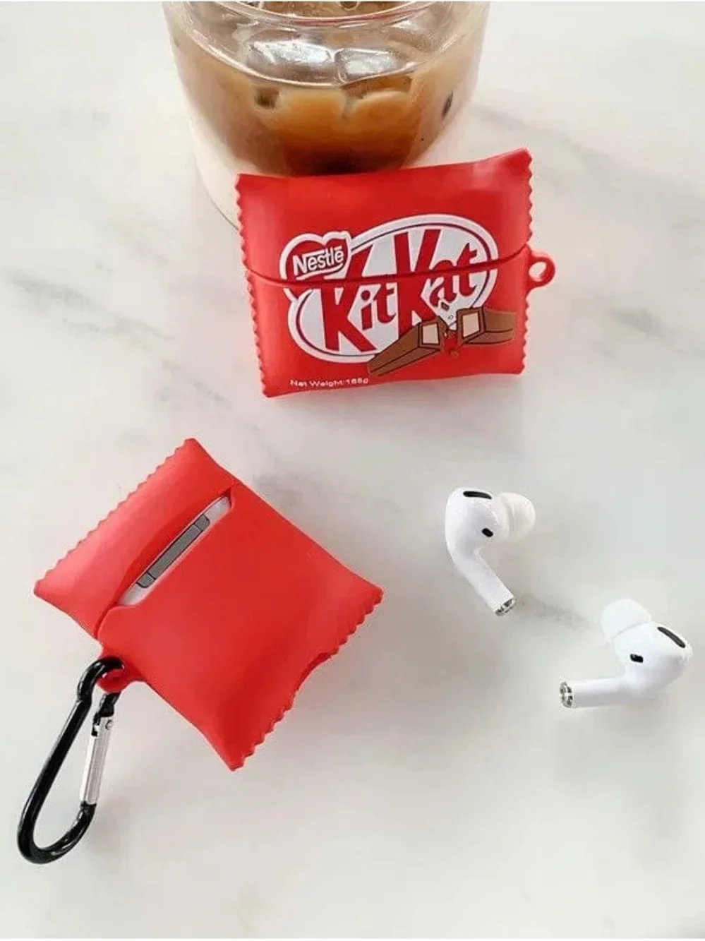 Nestle KitKat Red Snack Pack AirPods Case Cover